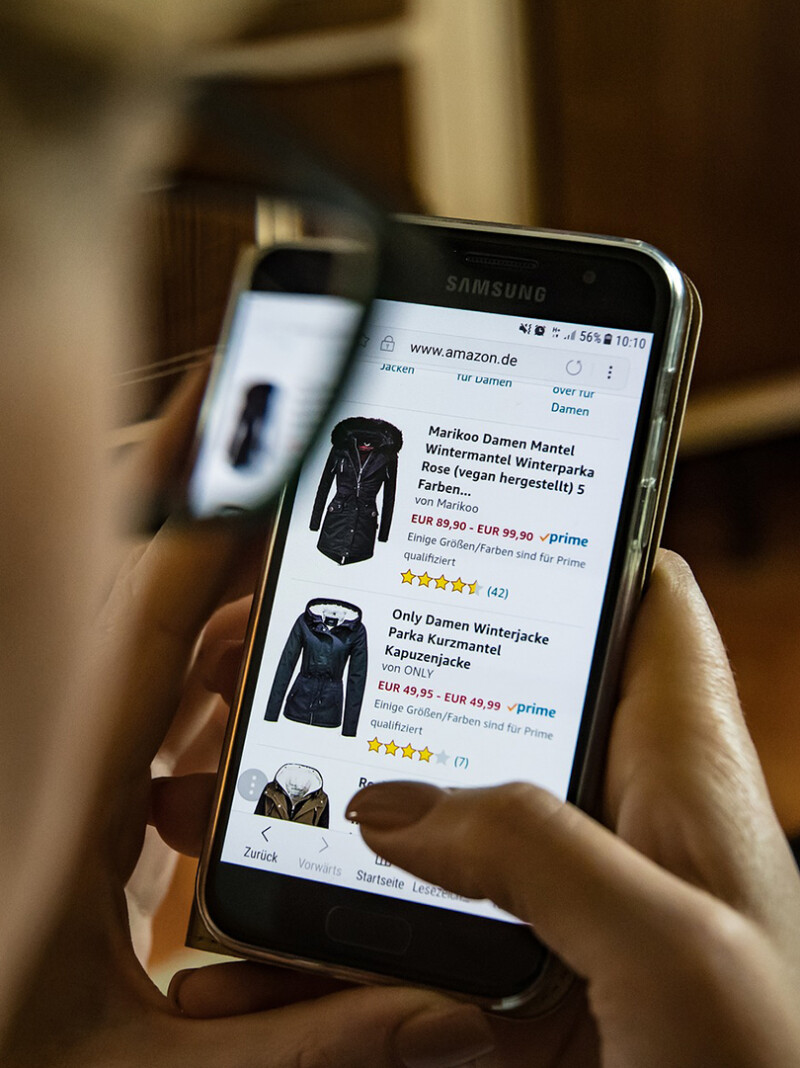 Shopping on an eCommerce website